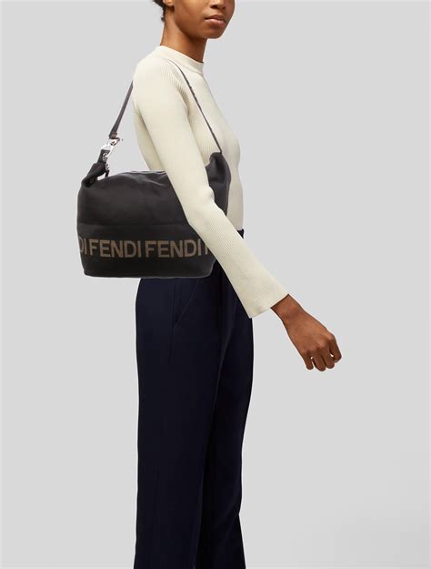 fendi roma italy 1925 shoulder bag|FENDI Nylon Roma 1925 Shoulder Bag Black .